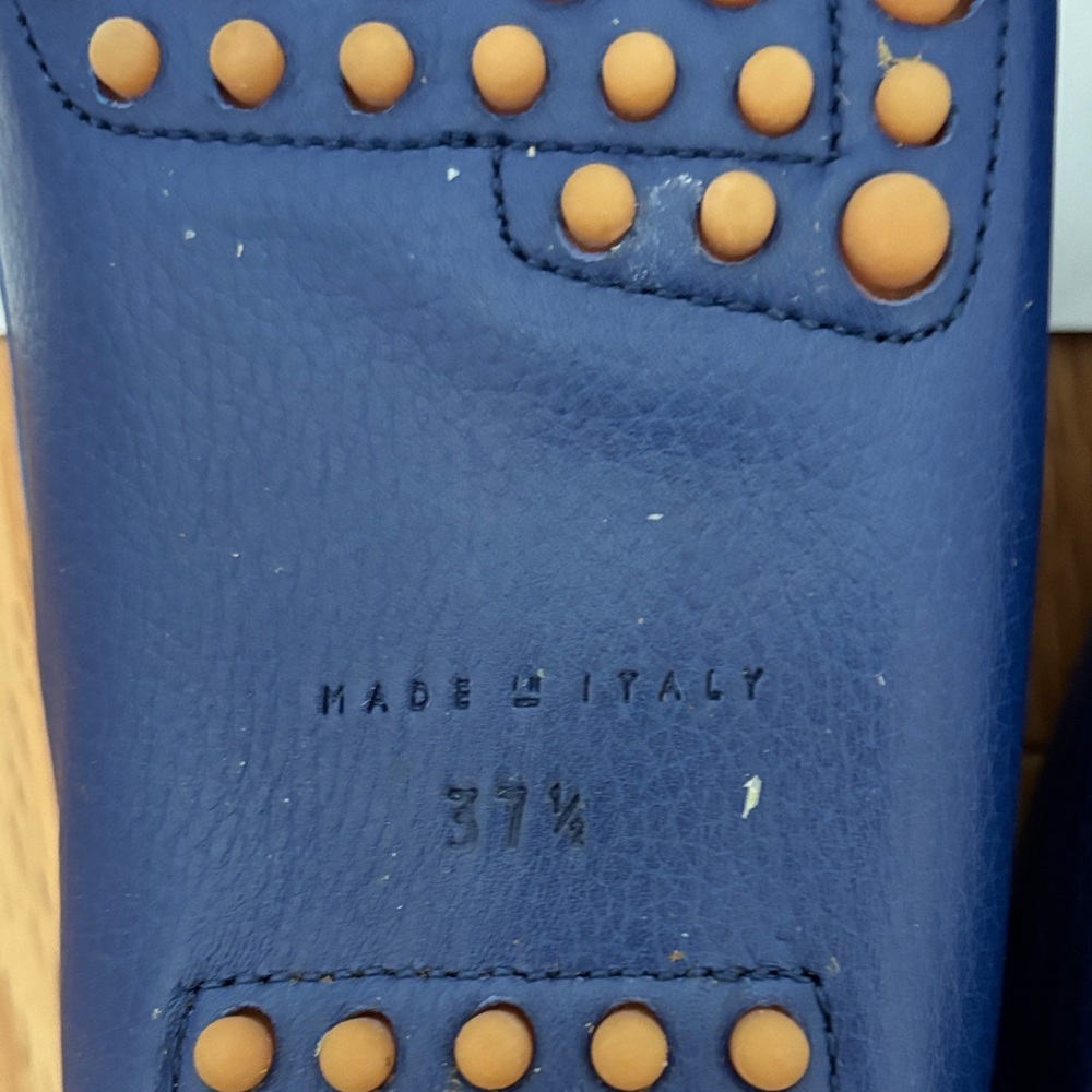 M. Gemi Deep Blue Driving Moccasin Made in Italy - Picture 4 of 7